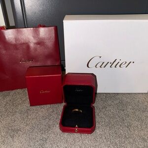 Cartier Love Ring Size 65 US 11 3.6mm Full Set Box Paperwork Yellow Gold 18k